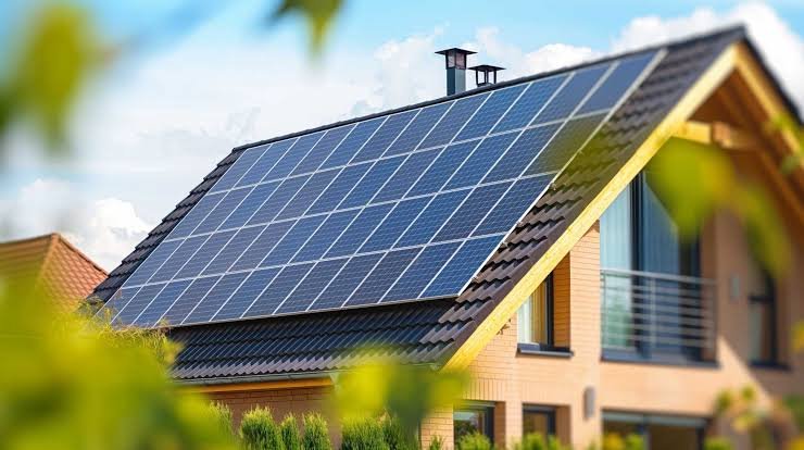 Residential Solar solar solution illustration